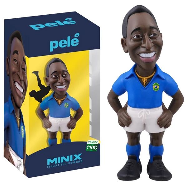 MINIX MÔ HÌNH SIÊU SAO CẦU THỦ PELÉ - BRAZIL (VTA)