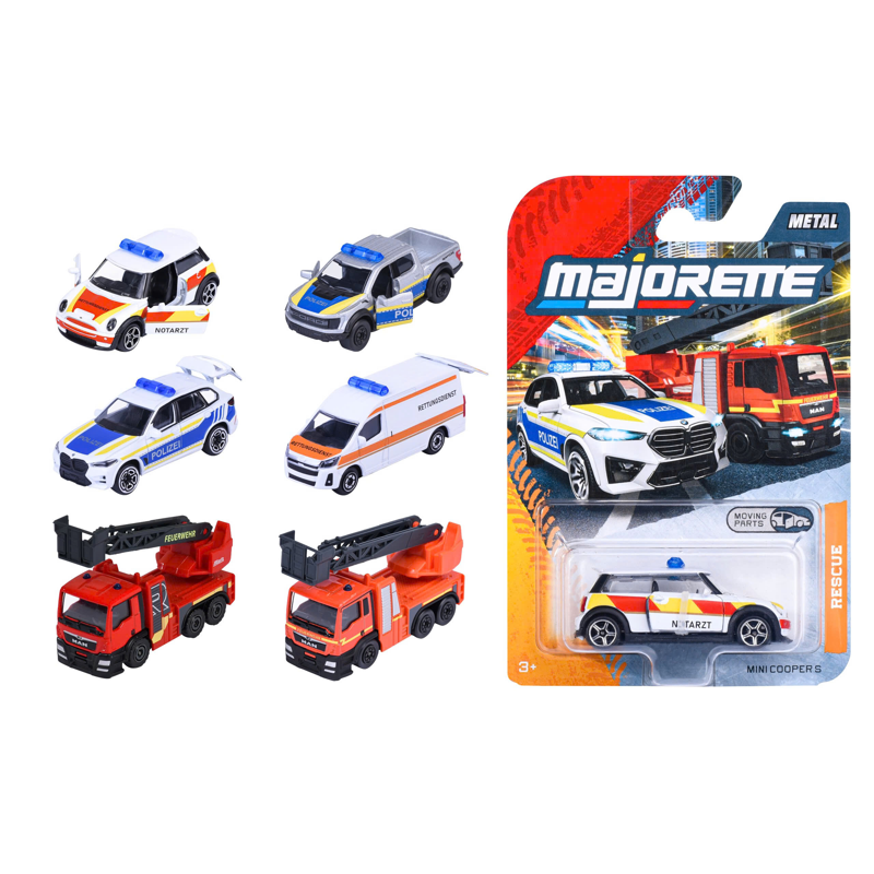Majorette 8503000003 Đồ Chơi Xe Mô Hình Rescue Premium Cars