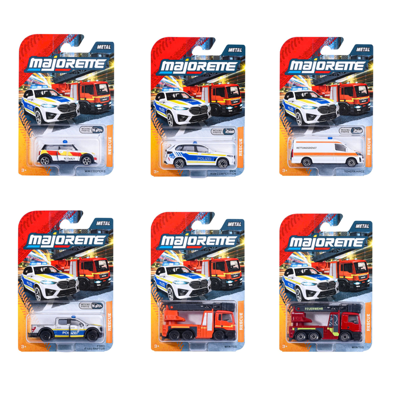 Majorette 8503000003 Đồ Chơi Xe Mô Hình Rescue Premium Cars