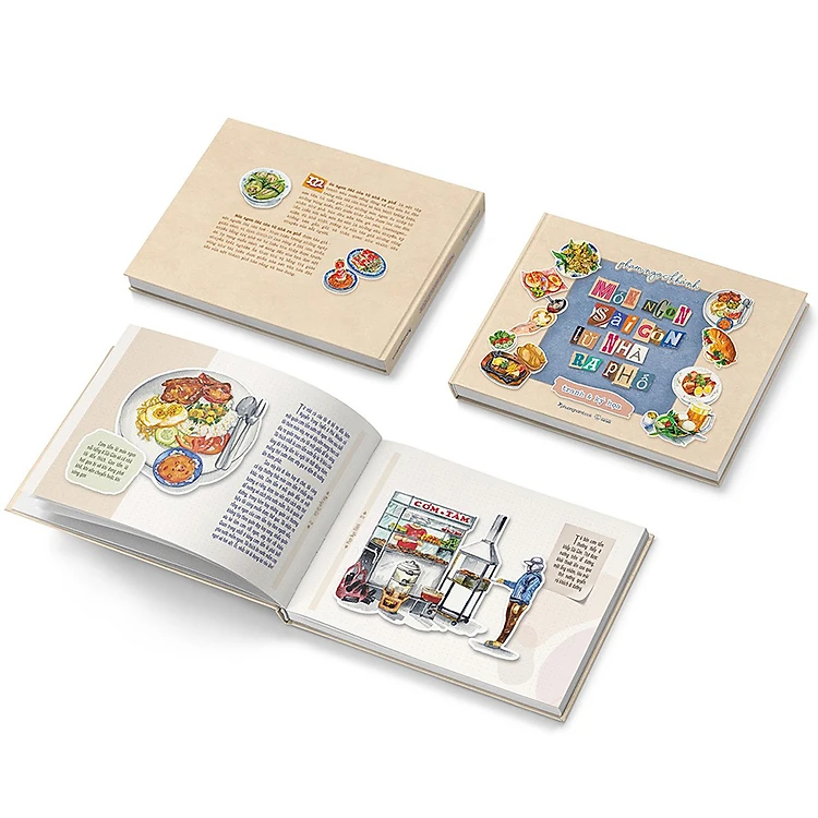 Món Ngon Sài Gòn Từ Nhà Ra Phố: Tranh Và Ký Họa