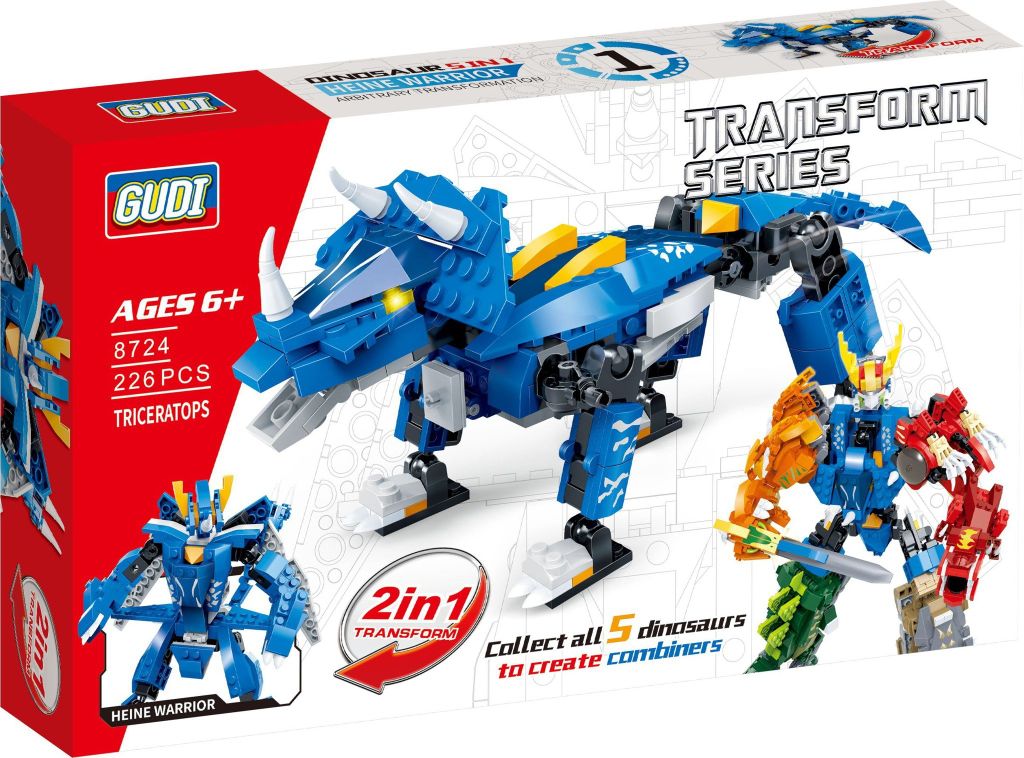 ĐỒ CHƠI LẮP RÁP KHỦNG LONG 8724 [XIN-LE-XIN]