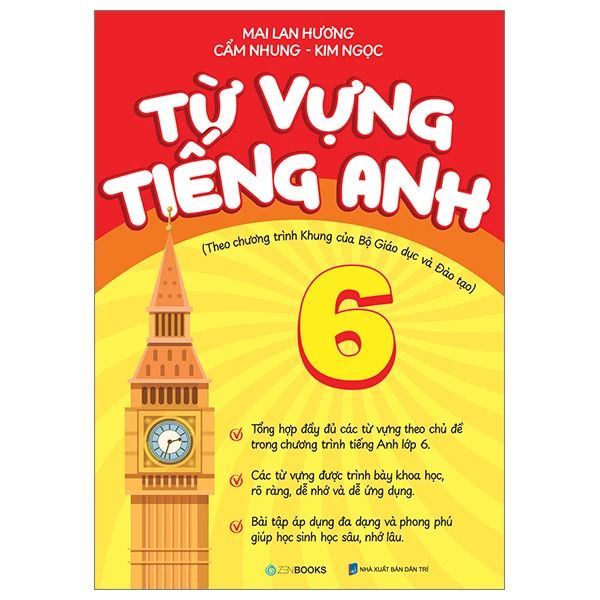 TỪ VỰNG TIẾNG ANH 6 ( CTM- DUNG CHUNG 3 BỘ)