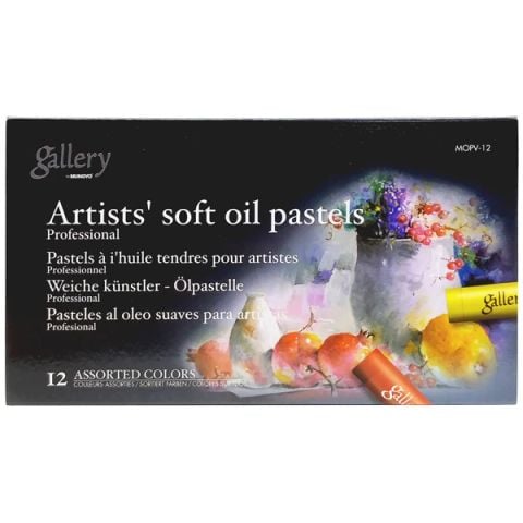 MUNGYO BÚT SÁP DẦU 12 MÀU  GALLERY ARTISTS' MOPV-12(MV0013)