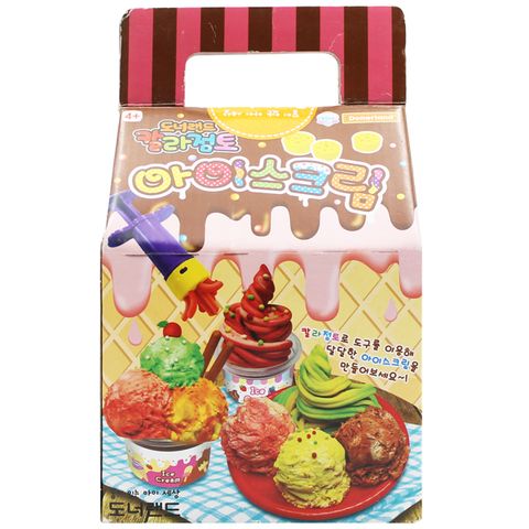 Donerland Bột Nặn Hình Bánh Kem 4M 240G  + Bộ D.Cụ DA06011(MV0013)