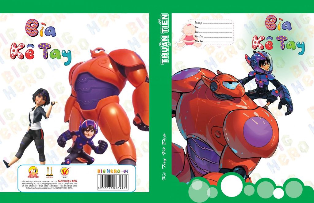 Bìa Kê Tay Vở Đẹp Thuận Tiến