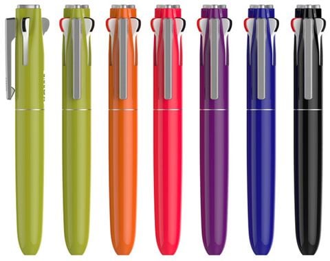 Viết Bi 3 Màu Thân Xanh 0.7 MBP-801 Morris