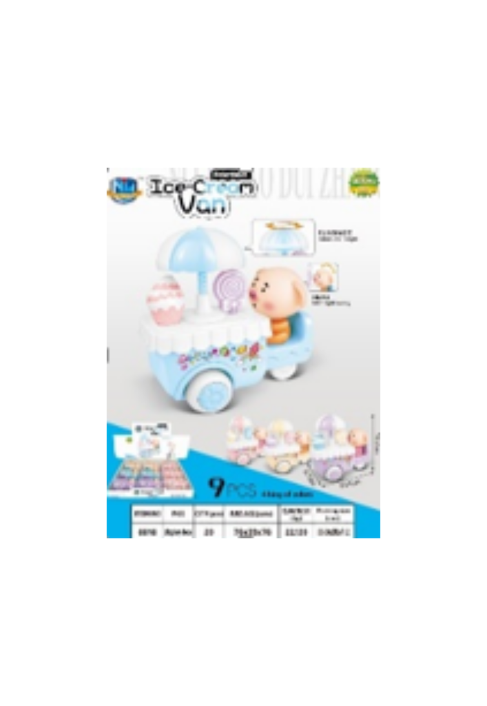 Đồ chơi xe trớn Chuanhai Xe bán kem 8818