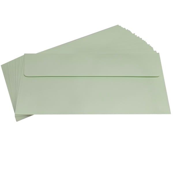 BAO THƯ GIẤY THƠM - CÓ KEO 10.8X23.5 CM - XANH (20 CÁI/LỐC) 1552X (0013-ĐĐ)