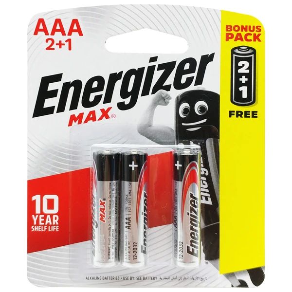 PIN ENERGIZER 3A E92 BP2+1(VỈ 3V)(H 12VỈ)(THCK0333)