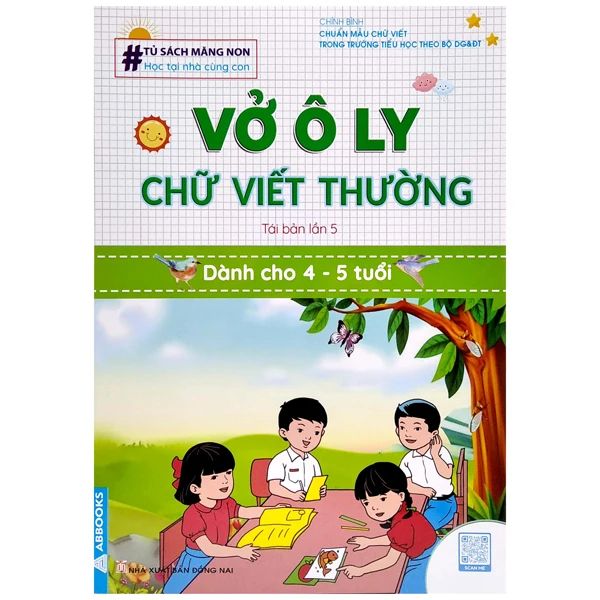 TỦ SÁCH MĂNG NON-VỞ Ô LY TẬP TÔ CHỮ THƯỜNG THƯỜNG DÀNH CHO 4-5 TUỔI