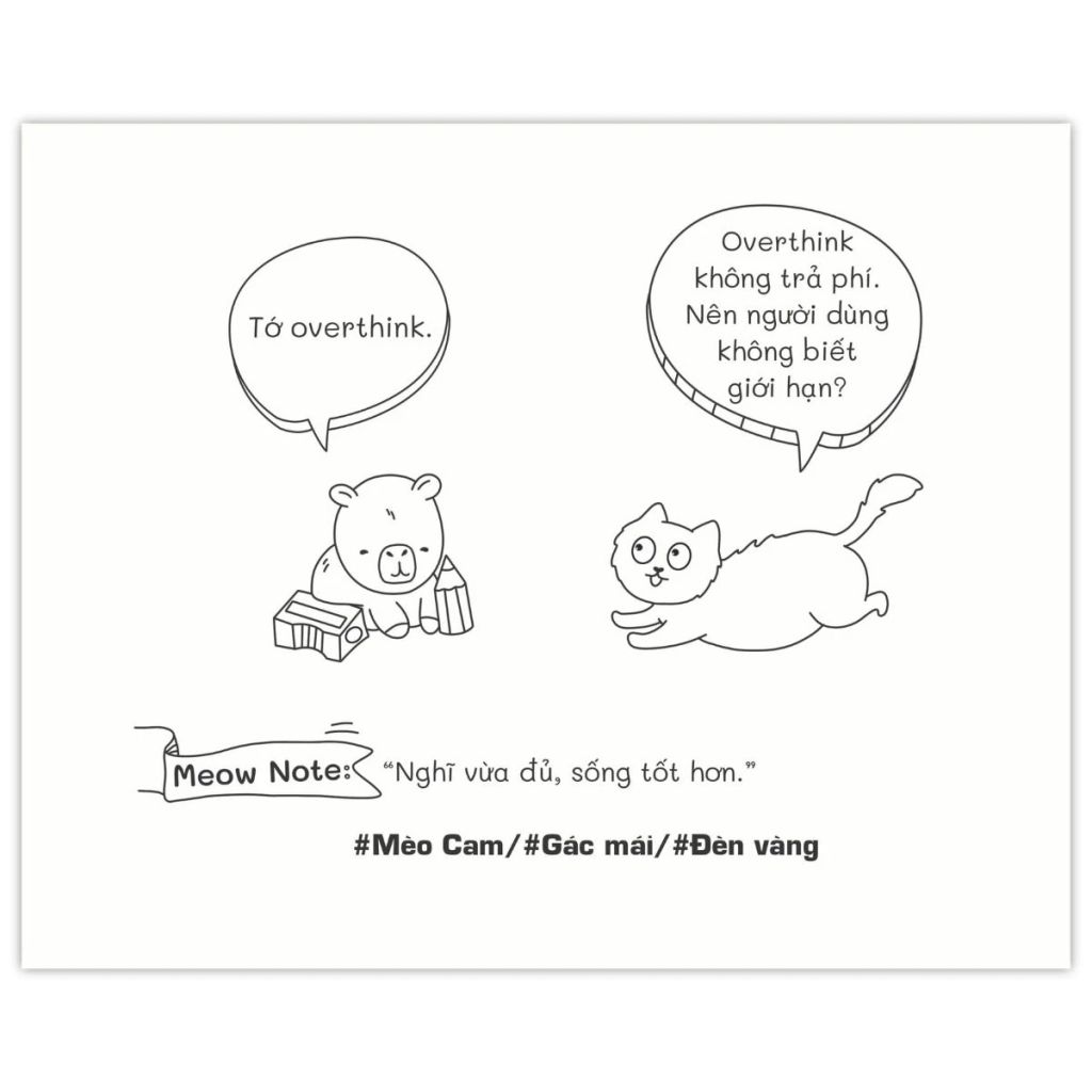 Cozy Cat Coloring-Mèo Cam Trên Gác Mái