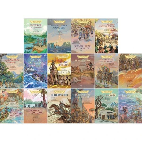 Boxset A History Of Vietnam In Pictures (In Colour) (Bộ 16 cuốn)