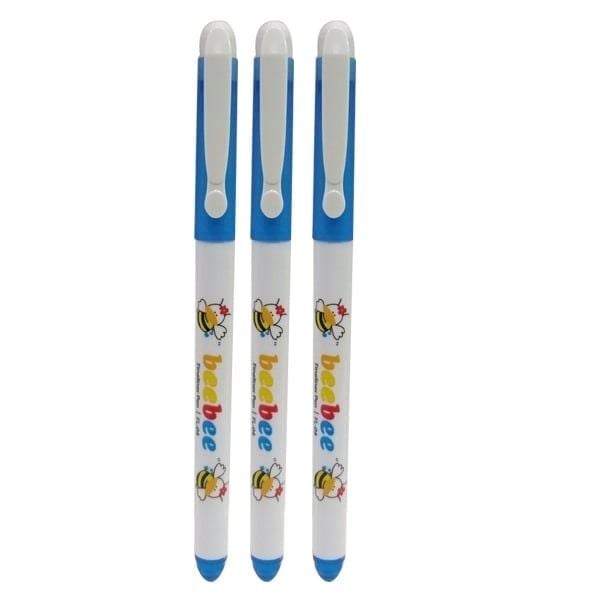 BÚT LÔNG KIM XANH FL-04 VỈ 3 (5404-TL)
