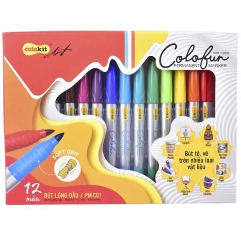 BÚT LÔNG DẦU PM-C01 (12C/H) COLOKIT (5404-TL)