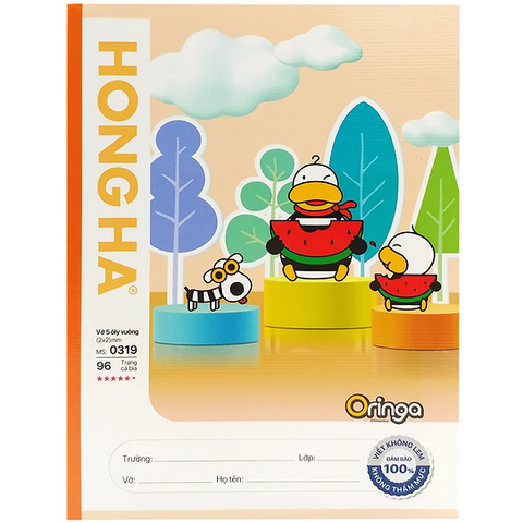 HH - Vở Class Oringa Fun, 5 Ô Ly Vuông, Đl 80/90-92 (5Q/Lốc) ( Giao Mẫu Ngẫu Nhiên)