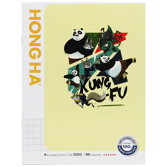 HH-Tập 96Tr Class Kungfu Panda 4 Ô Ly, Đl:100/90-92 (5Q/Lốc) ( Giao Mẫu Ngẫu Nhiên)