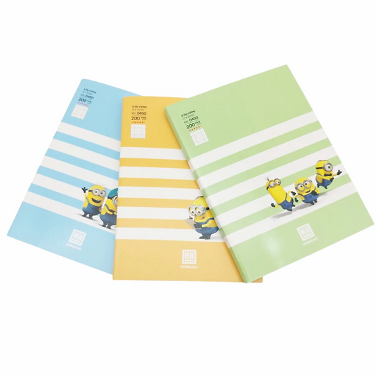 HH - Tập 200Tr Class Minions Line, 4 Ô Ly, Đl:80/90-92 (5Q/Lốc)