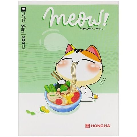 HH - Tập 200Tr Class Meow,5 Ô Ly, Đl:80/90-92 (5Q/Lốc)