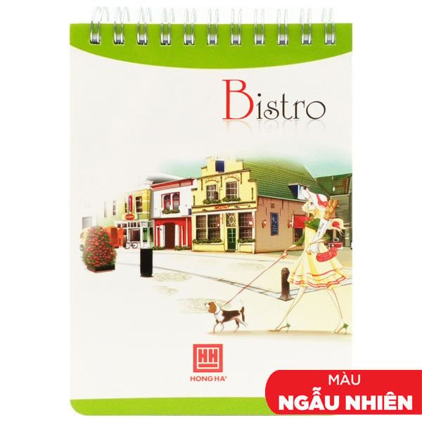 HH- SỔ LÒ XO BISTRO, A6, 200TR , ĐL: 70/90 (LÒ XO NGANG) (10Q/LỐC) (HH-0064)