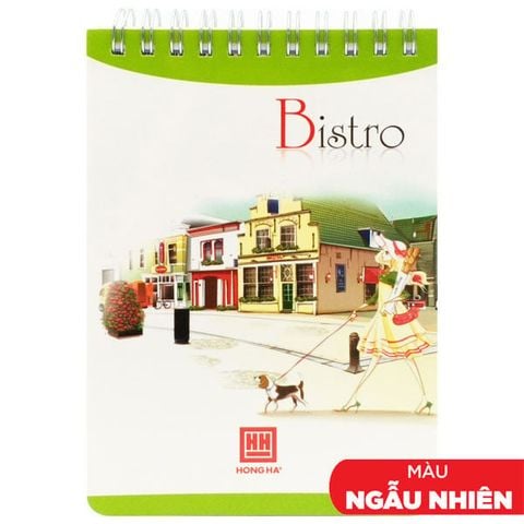 HH- SỔ LÒ XO BISTRO, A6, 200TR , ĐL: 70/90 (LÒ XO NGANG) (10Q/LỐC) (HH-0064)