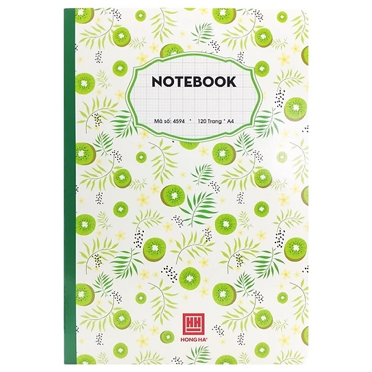 HH - Sổ Notebook, A4, 4 Ô Ly (2.5X2.5)Mm, 120Tr, 70/90-92 (5Q/Lốc)