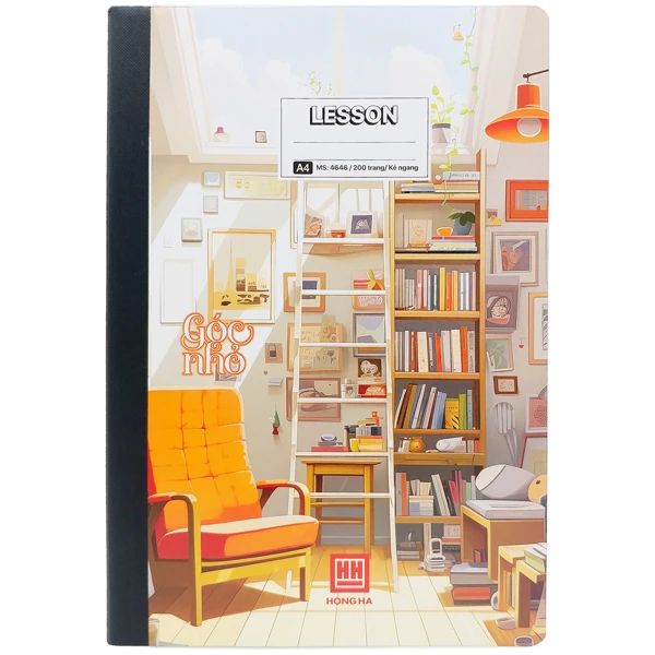 HH - SỔ BÌA BỒI KẺ NGANG LESSON, A4, 200 TRANG, ĐL: 70/76-78 (4Q/LỐC) (THKG0064)