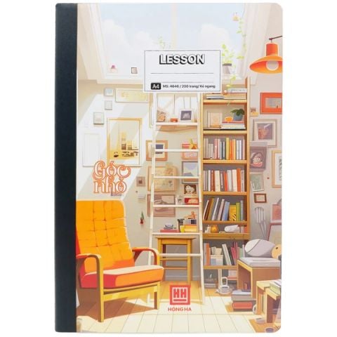 HH - SỔ BÌA BỒI KẺ NGANG LESSON, A4, 200 TRANG, ĐL: 70/76-78 (4Q/LỐC) (THKG0064)