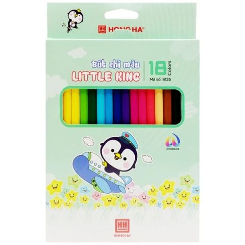 HH- BÚT CHÌ MÀU LITTLE KING 18 MÀU (THKG0064)
