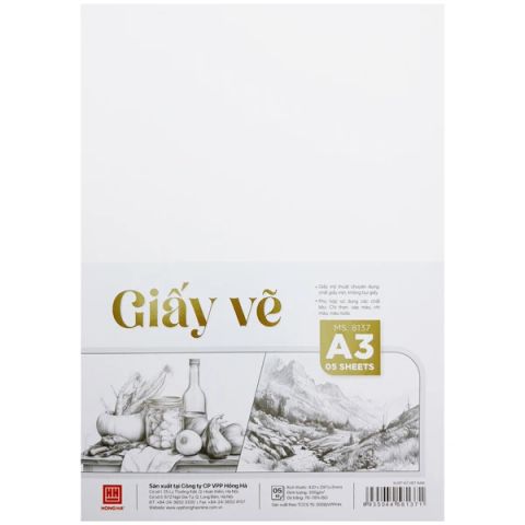 HH - GIẤY VẼ A3, 5T, ĐL: 300/76-78 (HH-0064)