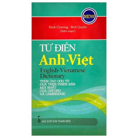 TỪ ĐIỂN ANH VIỆT 350.000 TỪ