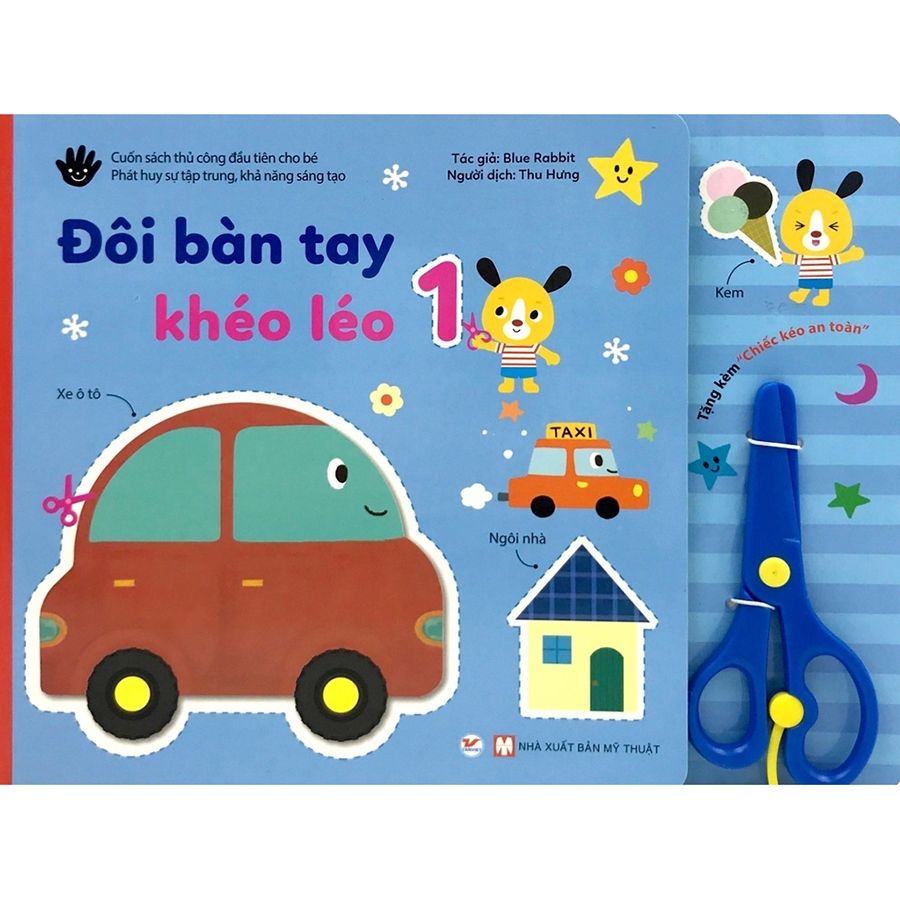 (KSD-893521031336)ĐÔI BÀN TAY KHÉO LÉO-CUỐN SÁCH ĐẦU TIÊN VỀ CẮT DÁN