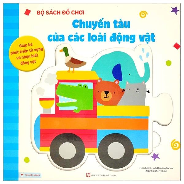 BỘ SÁCH ĐỒ CHƠI -CHUYẾN TÀU CỦA CÁC LOÀI ĐỘNG VẬT