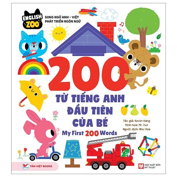 ENGLISH ZOO-200 TỪ TIẾNG ANH ĐẦU TIÊN CỦA BÉ (SN)
