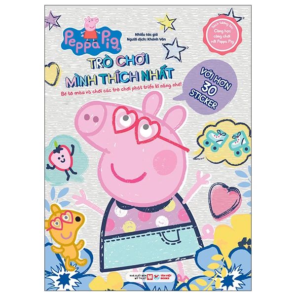 PEPPA PIG-TRÒ CHƠI MÌNH THÍCH NHẤT-TẶNG HƠN 30 STICKER