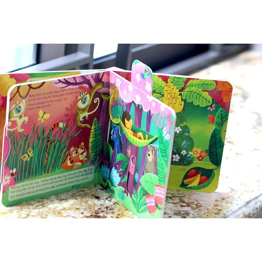 SÁCH CHUYỂN ĐỘNG-CẬU BÉ RỪNG XANH