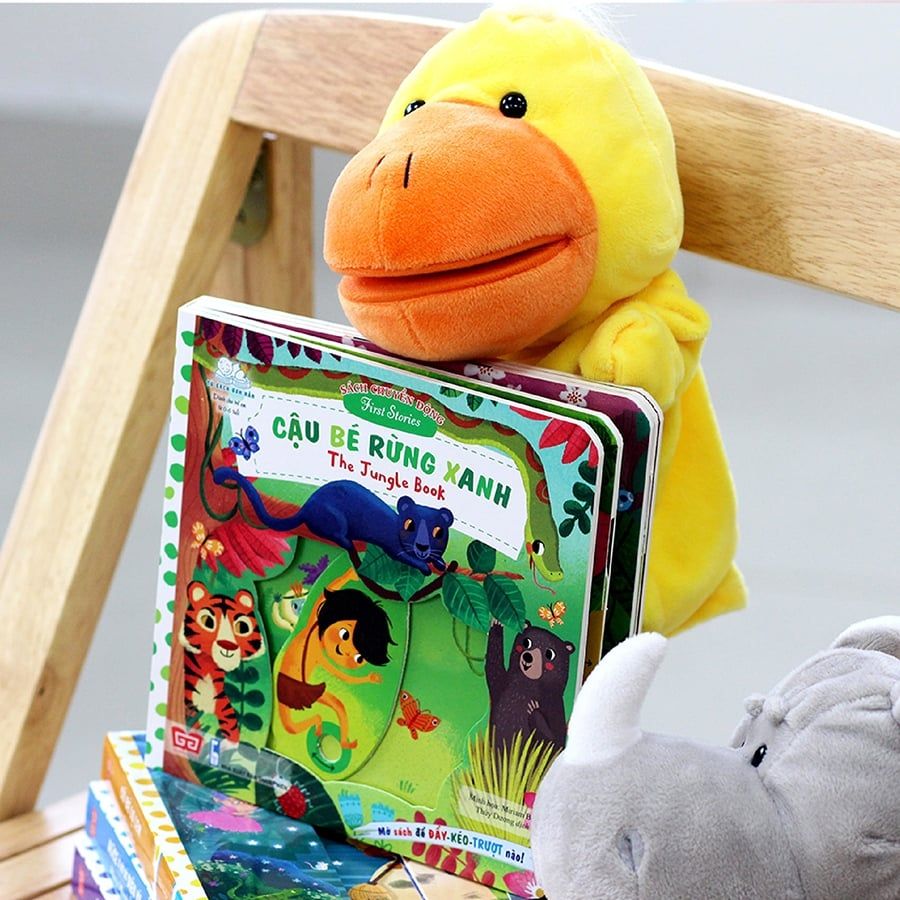 SÁCH CHUYỂN ĐỘNG-CẬU BÉ RỪNG XANH