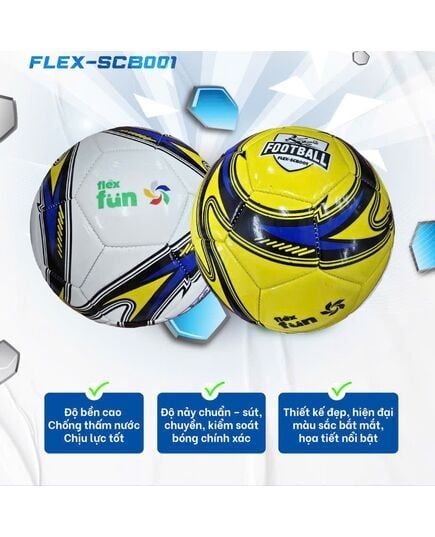 Banh Bóng Đá Số 5 Flex-SCB001 T60 (1C/Túi)