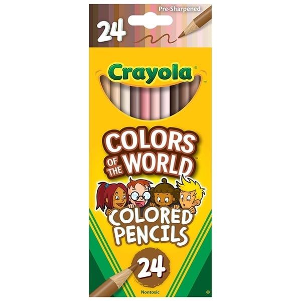 Bộ Bút Chì 24 Màu Color Of The World - Crayola 684607