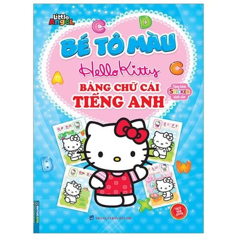 BÉ TÔ MÀU HELLO KITTY-BẢNG CHỮ CÁI TIẾNG ANH