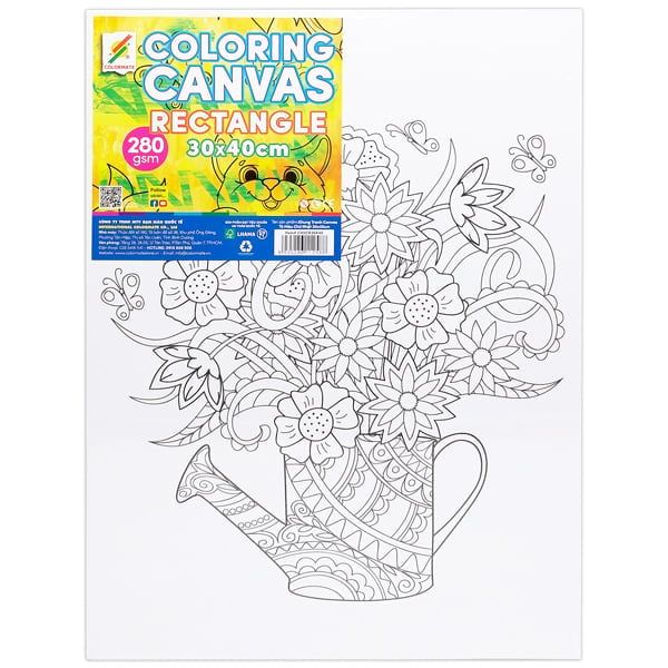 COLOREMATE-BẢNG CANVAS VẼ IN 30*40CM (BMQT-0170)