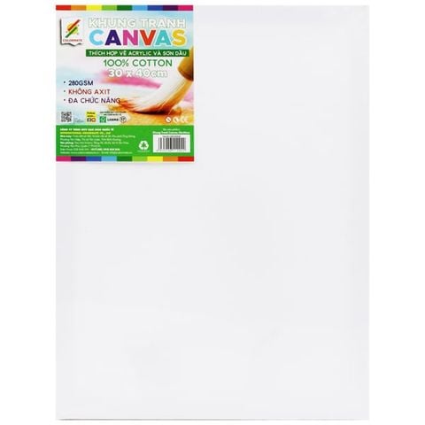 Khung Tranh Canvas 30 x 40 cm - Colormate CAS30X40