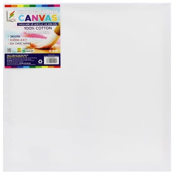 Khung Tranh Canvas 40 x 40 cm - Colormate CAS40X40