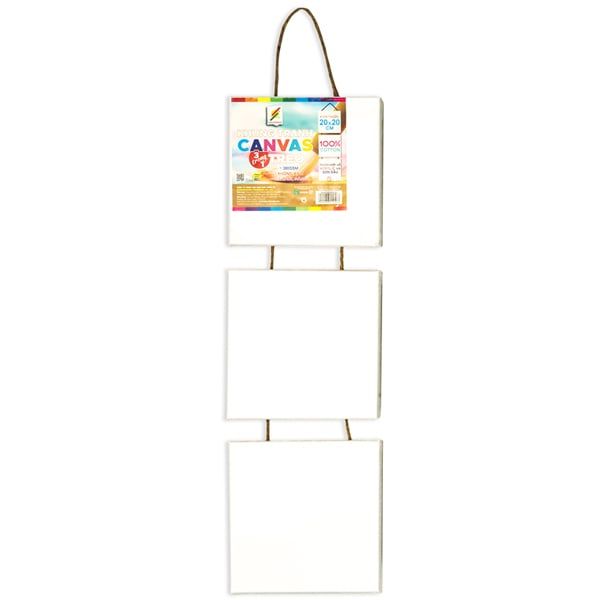 SET CANVAS TREO 3PC 20X20CM (0170-BMQT)