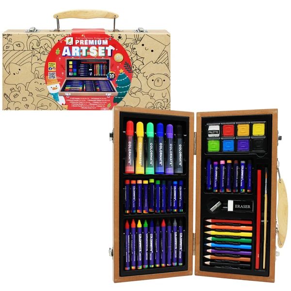 COLORMATE - BỘ MÀU HỘP GỖ M 55 NOEL (BM-0170)