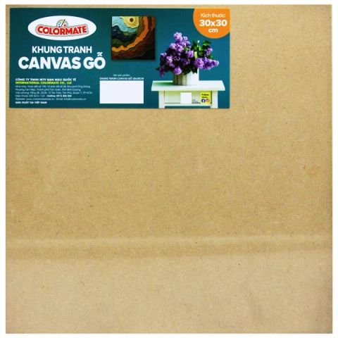 COLORMATE - KHUNG TRANH CANVAS GỖ 30X30CM (30X30X3.5CM) (BM-0170)