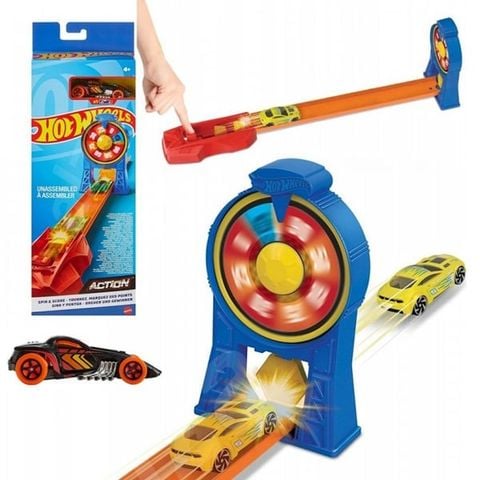 HOT WHEELS Bệ Phóng Vòng Xoay May Mắn HDR81/FWM85
