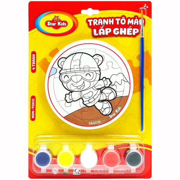 Đồ Chơi Tranh Tô Màu Lắp Ghép - Star Kids K-701