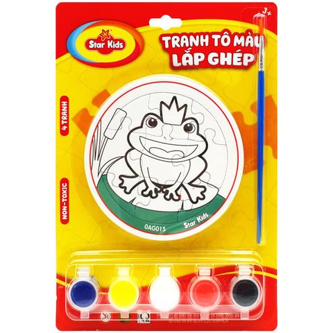 Bộ Đồ Chơi Tranh Tô Màu Lắp Ghép - Star Kids K-704