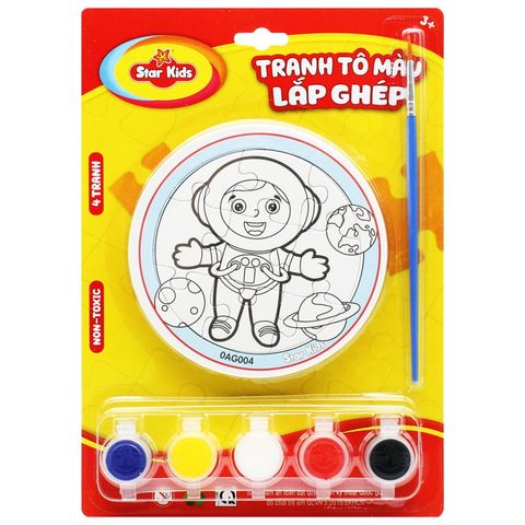 Bộ Đồ Chơi Tranh Tô Màu Lắp Ghép - Star Kids K-705