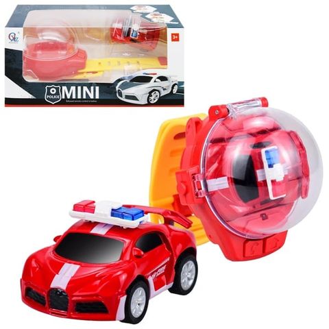 Đồ Chơi Đồng Hồ Điều Khiển Từ Xa Xe Cảnh Sát Có Đèn - 350-F27-RD - Màu Đỏ